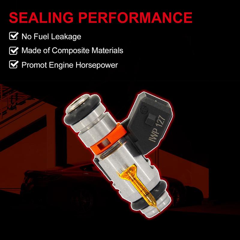 4PCS Fuel Injectors For Ford Fiesta Ecosport 1.6L 2003-2006 IWP-127 50103302 501 033 02 1221551 2N1U-9F593-JA 2N1U9F593JA IWP127