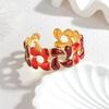 Atoztide Vintage Exaggerated Wide Bracelet for Women StainlessSteel Adjustable Retro Oil Drop Cuff Bangle Christmas Jewelry Gift