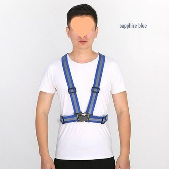 Reflective Multi-Pocket Safety Vest for Construction, Cycling, and Sanitation Workers