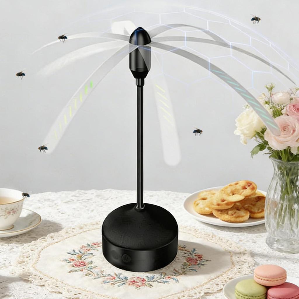 Fly Fans For Tables Keep Fly Away Quiet Battery Powered Outdoor Table Fan For Desk Indoor Picnic BBQ Camping Restaurant Cafe