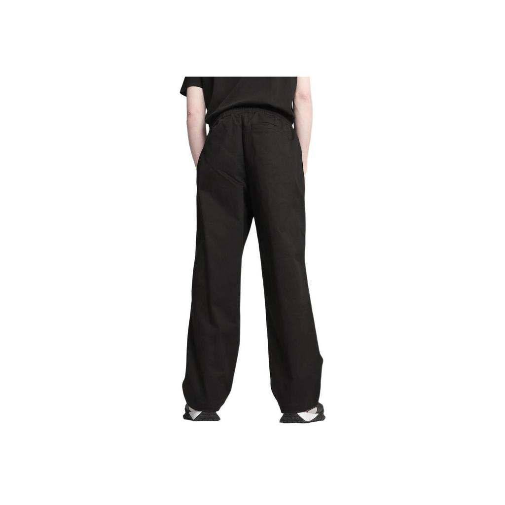 Puma Artisanal Popular Series Solid Color Loose Fit Casual Pants Unisex bottoms Black 630024-01