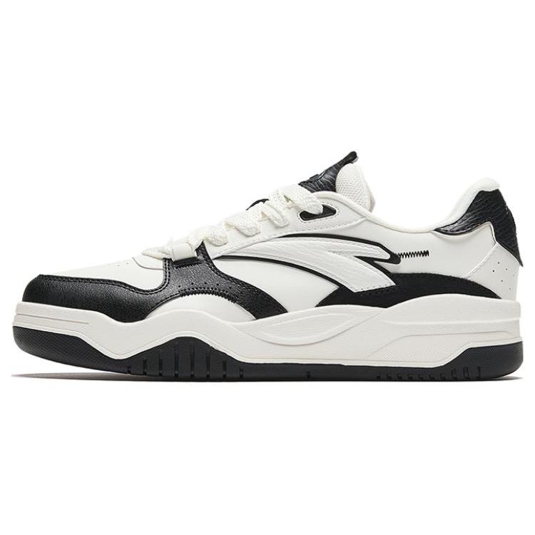 

Anta Wave Shoe Comfortable Cushioning Low top Skateboard Shoes Women s Black White 922348003-2 38
