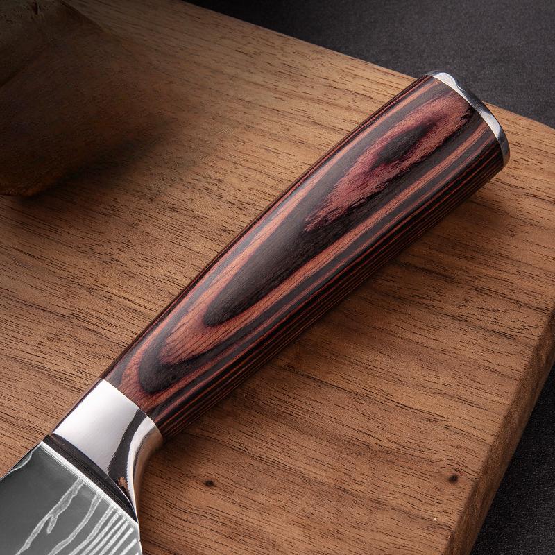 6 "boning Knife Damascus Laser Grain Chef's Knife Handy Home Stainless Steel Knife Kitchen Cutting Knife Peeling Knife Fruit Knife