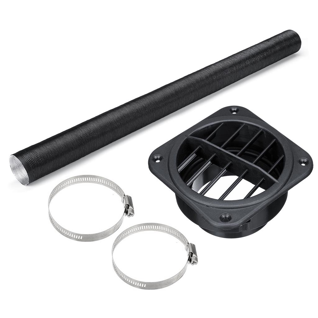 75mm Heater Pipe Duct Warm Air Outlet Vent Outlet Y Piece Branch Connector ////