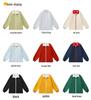 Unisex Stand-up Collar Windbreaker - Waterproof & Windproof, Lightweight Spring/Autumn Jacket with Custom Logo for Outdoor Enthusiasts.