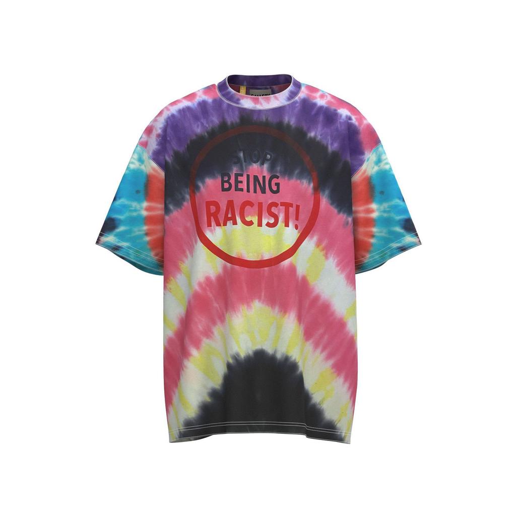 Cross-border American Trendy Brand GALLERY DEPT Tie-dye Hand-painted Hanging Dye Painted Short-sleeved T-shirt Men's and Women's High Street 