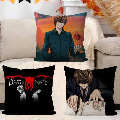 D-Death N-Note Aanime Povlak na polštář Pohovka Potah na polštář Domácí pokoj Dekorace Dětský dárek