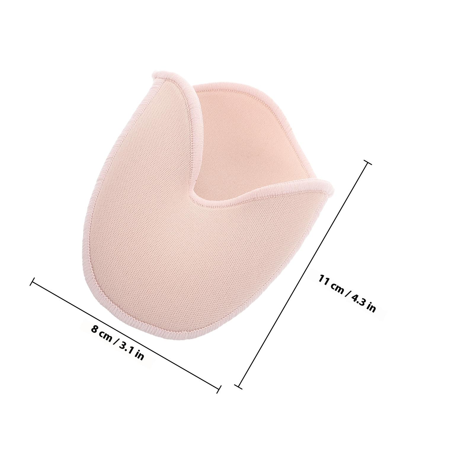 

1 Pair Toe Cover Protectors Soft Elastic Cushioned Toe Caps for Women Comfortable Breathable Forefoot Half Socks Ballet Pointe