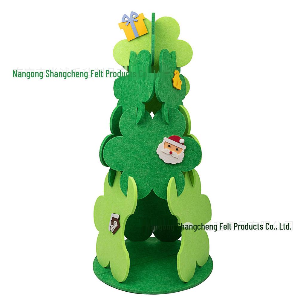 Cross-Border Christmas Cat Tree: Climbing Frame, Scratching Post & Felt Bed for All Seasons