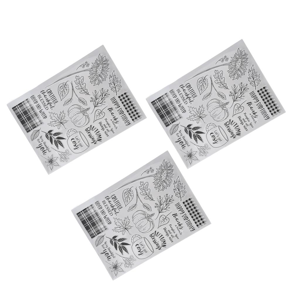 Transparenter Stempel Transparenter Silikonstempel Reise Gedenkkarte Dekorationswerkzeug