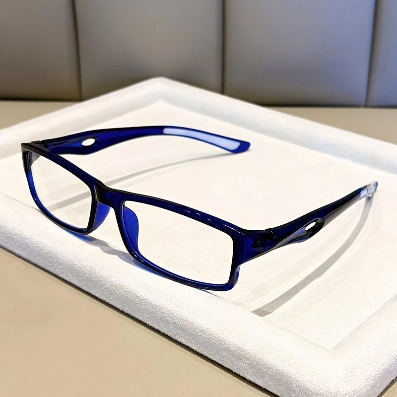 5Pairs of Sports Reading Glasses for Men and Women - Anti Blue Light Anti Slip Rectangular Frame
