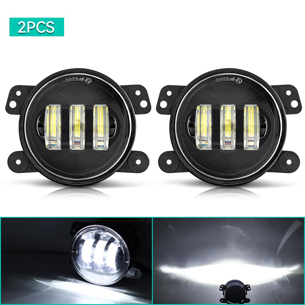 4 Zoll LED Nebelscheinwerfer Fahrlicht Zusatzleuchten Off Road Auto Nebelleuchte Für Wrangler JK Dodge Citroen Ford Honda Suzuki