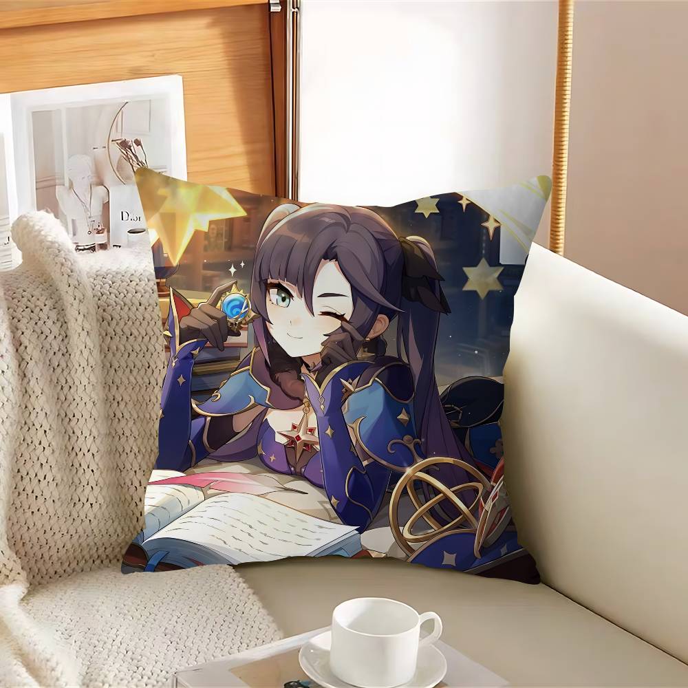 Персонажи ИГРЫ M-Mona Наволочка Съемная Моющаяся Наволочка – Всесезонный Мягкий Лен 12x12Inch