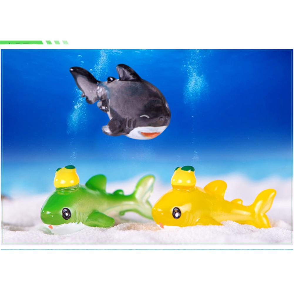 Resin Marine Animal Figure Cartoon Sea Animal Ornaments For Landscape Decoration