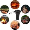 BBQ Blower Portable Battery Powered BBQ Fan Air Blower for Outdoor Camping Picnic Charcoal Grill Barbecue Grill Fan Grill Blower