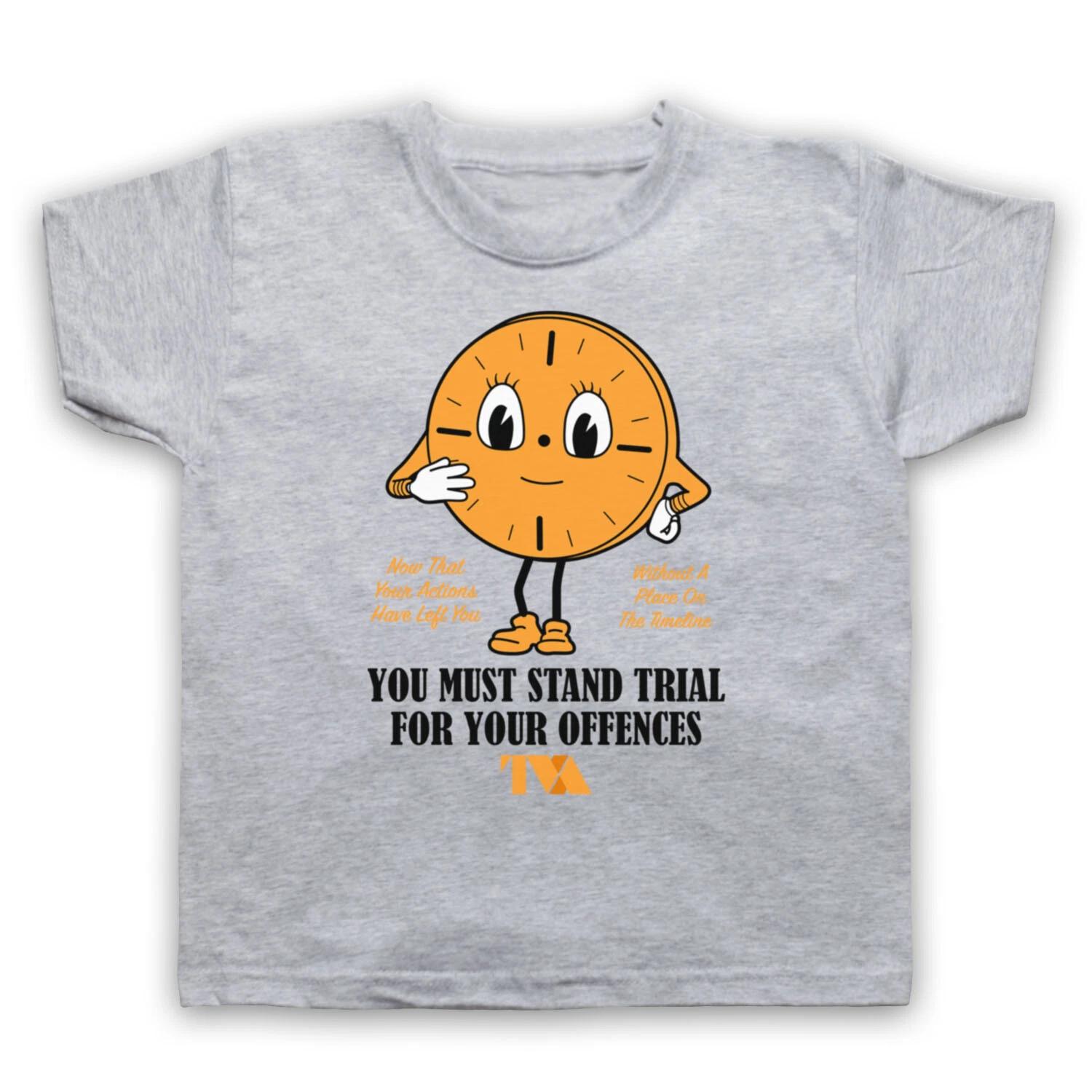 

LOKI MISS MINUTES TVA TIME VARIANCE MUST STAND TRIAL KIDS CHILDS T-shirt 100