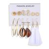 6 Pair/set Shell Earrings For Women Boho Fashion Flower Long Tassel Drop Earring Beach Jewelry Gift