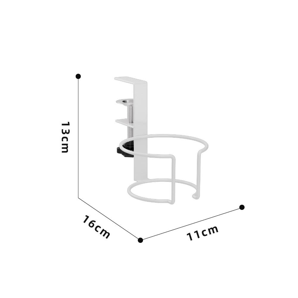 Anti Spill Cup Storage Rack Metal Table Fixed Storage Rack New Desk Cup Holder  Table