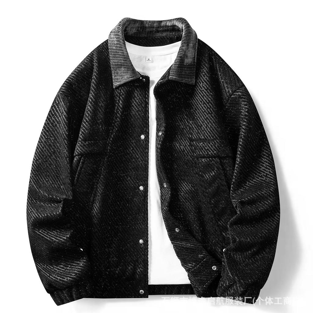 Frühlings-Neue Herren Freizeit Locker Gestreifte Sport Kapuzenjacke