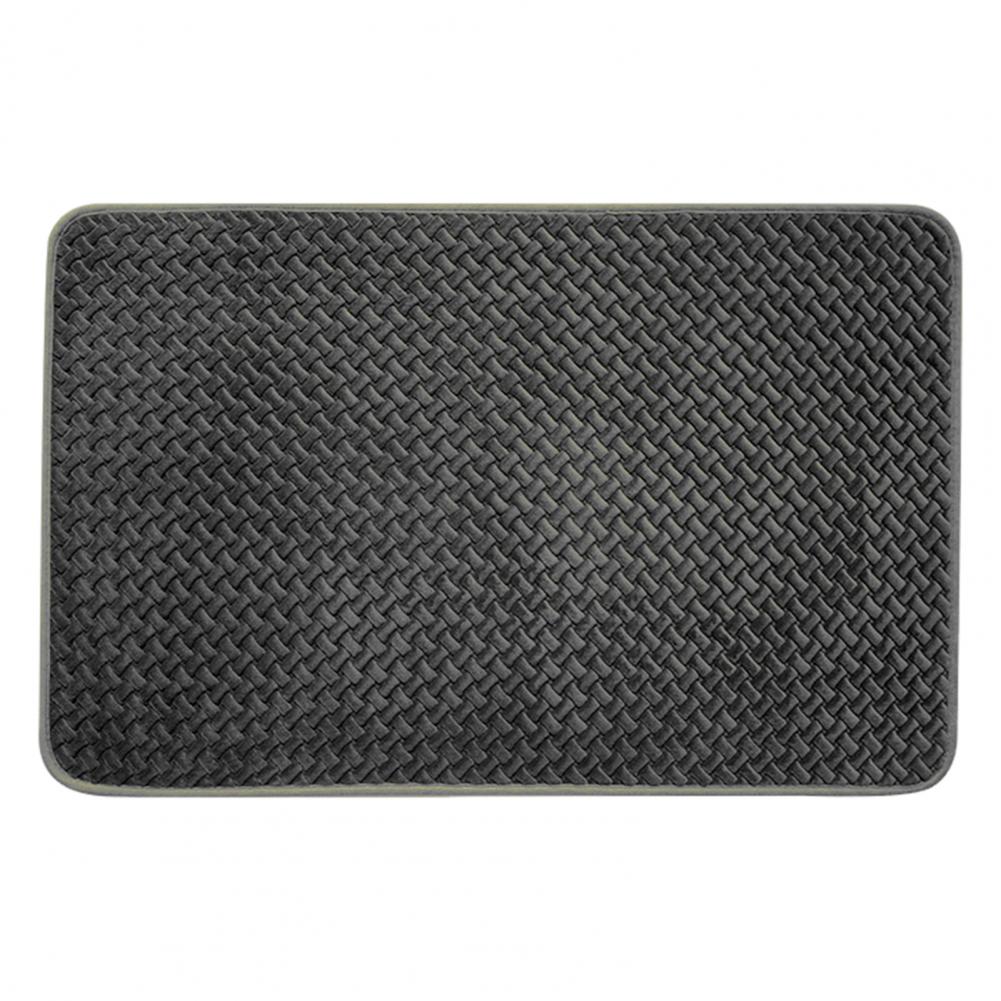 Non-Slip Bathroom Mat Quick Dry Absorbent Bath Mat with Rubber Backing Thin Bathroom Rug for Under Door Floor Bathtub Shower Use