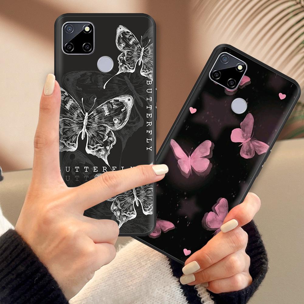 Case For Realme C25 C25s Coque Realme 7i RMX2193 Soft Cartoon Silicone Fundas Phone Case For OPPO REALME C12 Capa Cover Bumper