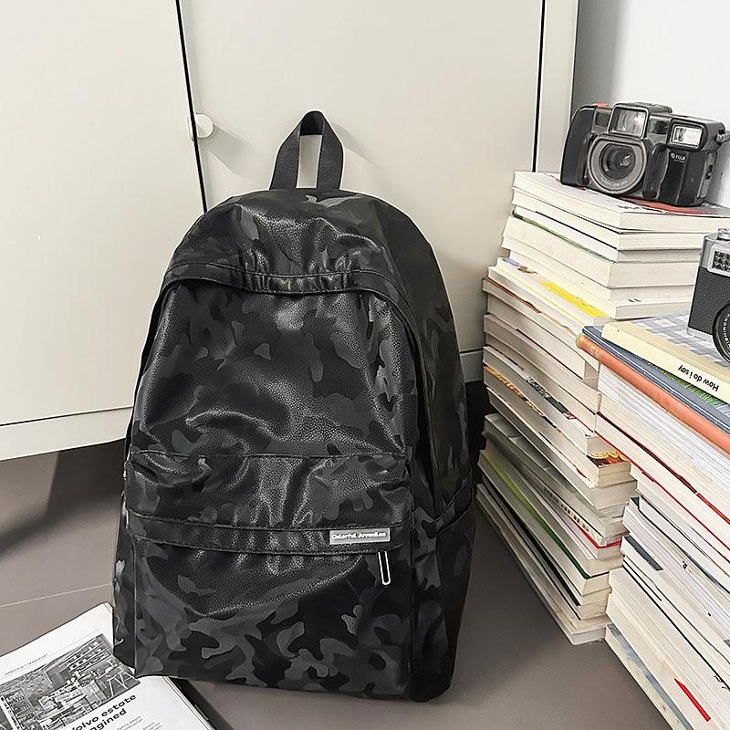 Schoolbag Backpack Men's 1011 New Casual Large Capacity Travel Bag Computer Backpack Junior High School Student School Bag