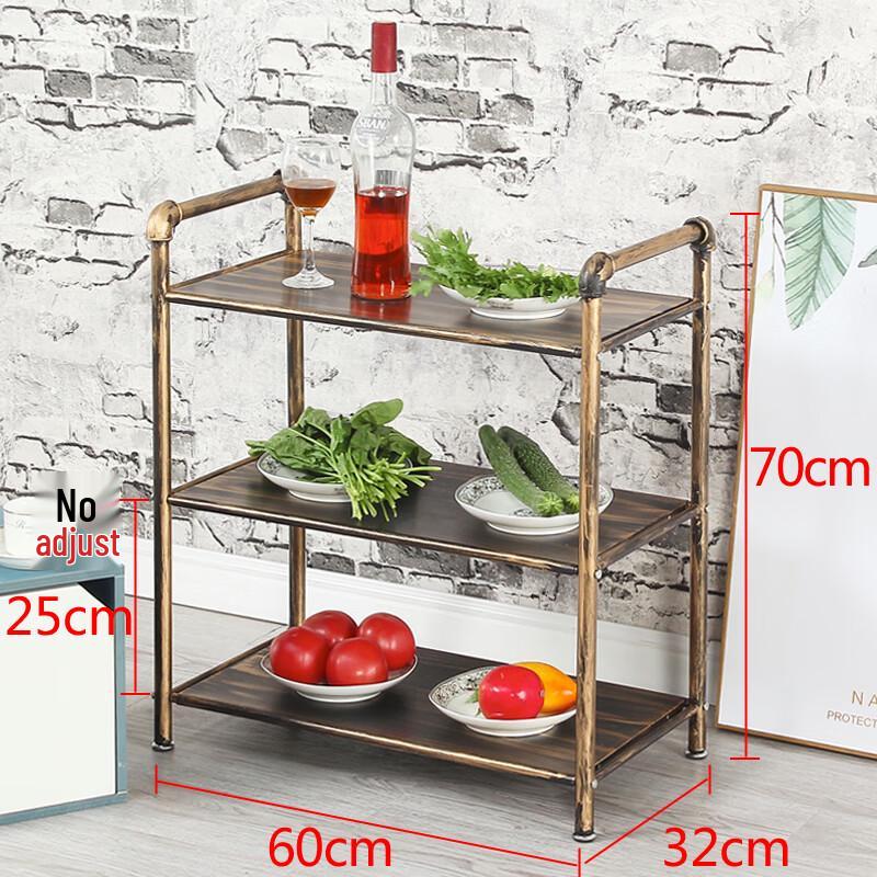 

Mi Ling Nordic Antique Copper 3-Tier Kitchen Rack