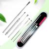 Ear Wax Removal Tool Set Stainless Steel Ear Cleansing Tool Kit with Brush Material Cleaning Brush5 Piece Set