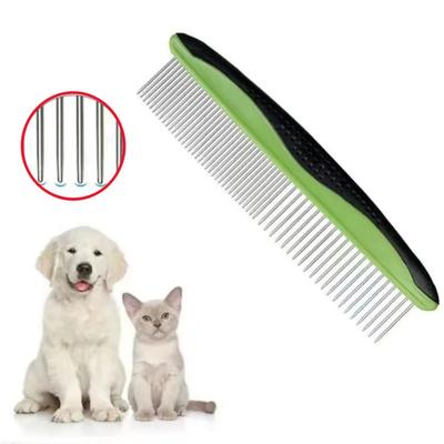 Hundekamm, Edelstahl, Hundebürste, Kämme für Hunde, Haarknotenöffnung, Massage, Katzenbürste, Haustierpflege, tragbarer Kamm, Reinigungswerkzeuge