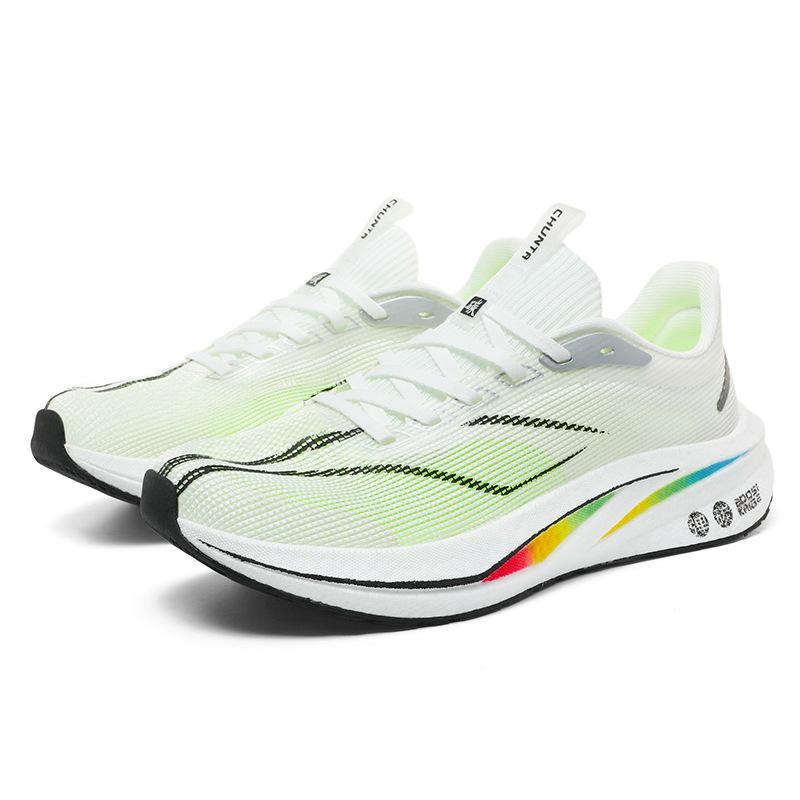 Popular carbon board running shoes, new sports racing running shoes, mesh breathable 7pro soft-soled men's shoes and women's shoes