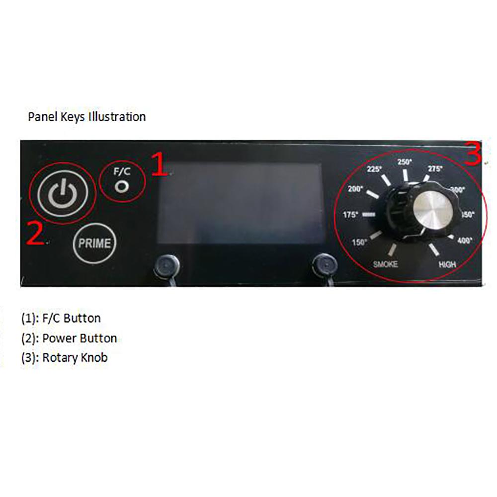 LCD Digital Thermostat Control Board Replacement For Pit Boss PBV3/ 4 / 5 Series