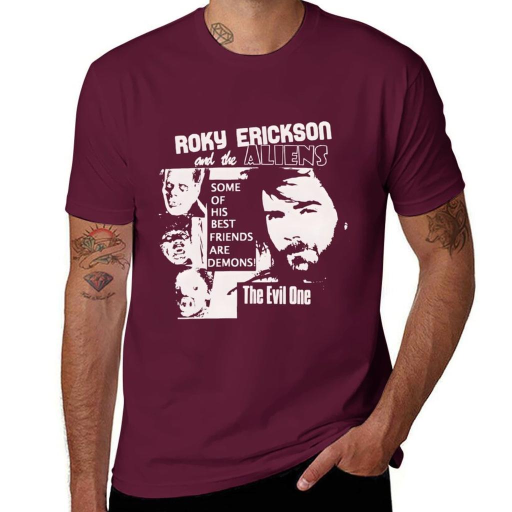 Roky Erickson Classic T-Shirt, Grafik-T-Shirt, Sportfan-Anime-T-Shirts, Blusen, Herren