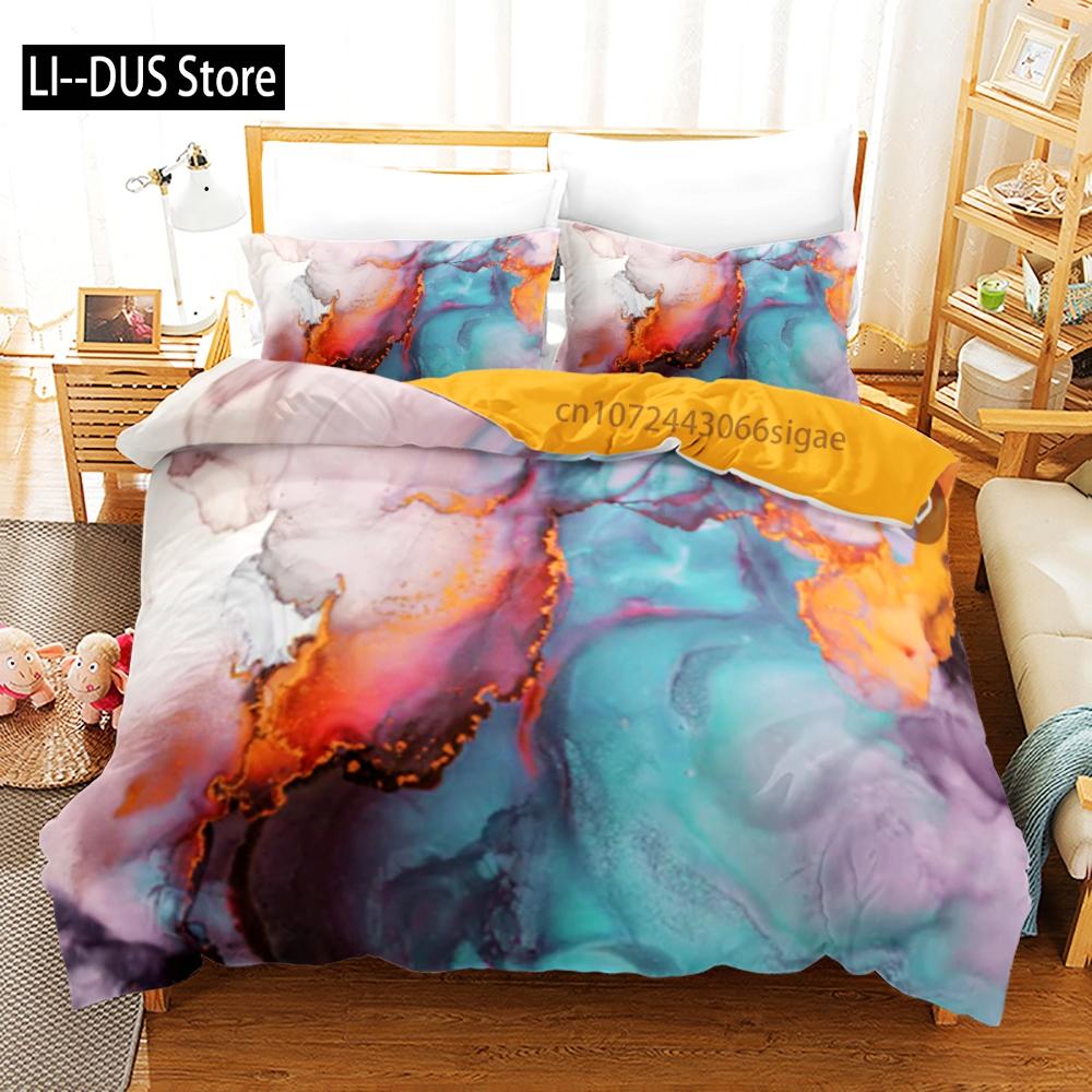Texture Bedding Set Single Twin Full Queen King Size All-match Bed Set Aldult Kid Bedroom Duvetcover Sets 3D Anime 013