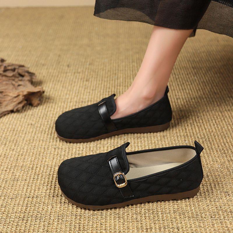 Women's Flat Loafers Shoes Round Toe Slip-on Ladies Footwear With Discount Offer 2025 Trend Y2k 39 Chic and Elegant Casual Shoe