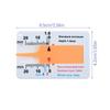 1Pc Tire Tread Depth Gauge,0-20mm Tire Tread Depth Indicator,Portable Car Tire Depth Gauge,Car Trailer Measuring Tool Accessory