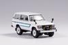 Gaincorp Products Toyota Land Cruiser 60 RHD Front Winch and Finished Model 1/64 - (with Spotlight) White, KS-029-87