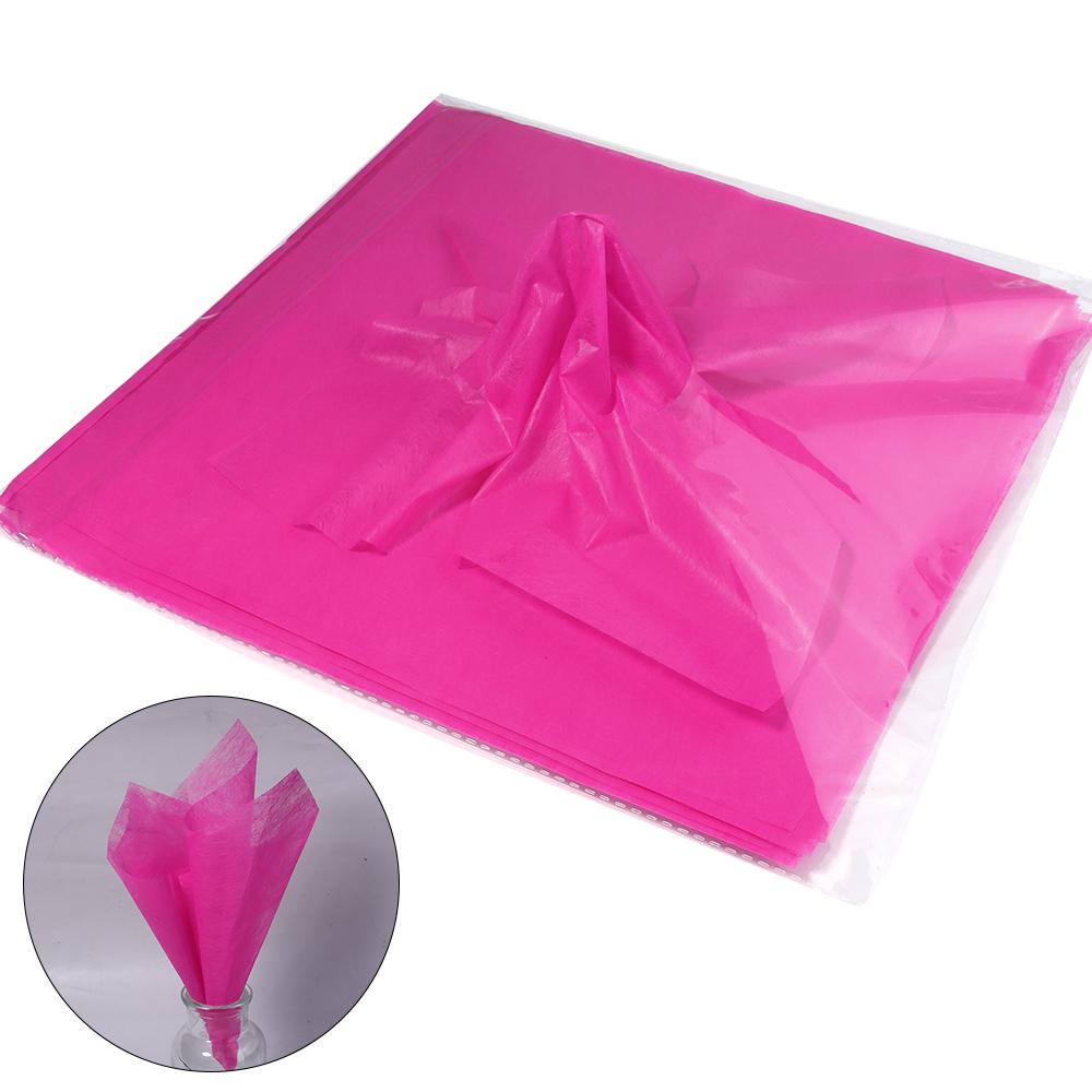 38pcs/Lot 30x30cm Extractive Flower Arrangement Wrapping Paper Cotton Flower Wrapping Lining Paper Non-woven Floral Wrapping Pap