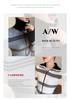 Color Block Slim Fit Cashmere Cardigan - Women's High Collar Zipper Sweater.