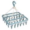 32 Peg Dryer Washing Line Airer Clothes Horse Underwear Socks Pants Hangers Bathroom Storage Rack