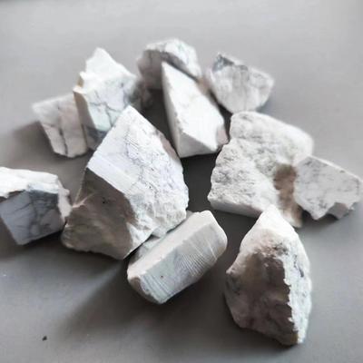 Doğal Dekor Howlit Ham İşlenmemiş Beyaz Turkuaz Kristal Dekoratif Taş Reiki Evinizi Odanızı Geliştirin Dekorasyon Taşı