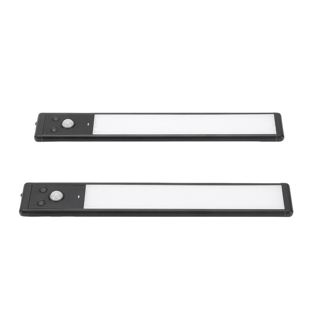 2pcs Under Cabinet Lights Re able LED Motion Sensor Lights Indoor Magnetic Closet Lamps for Kitchen Stick On 3 Color