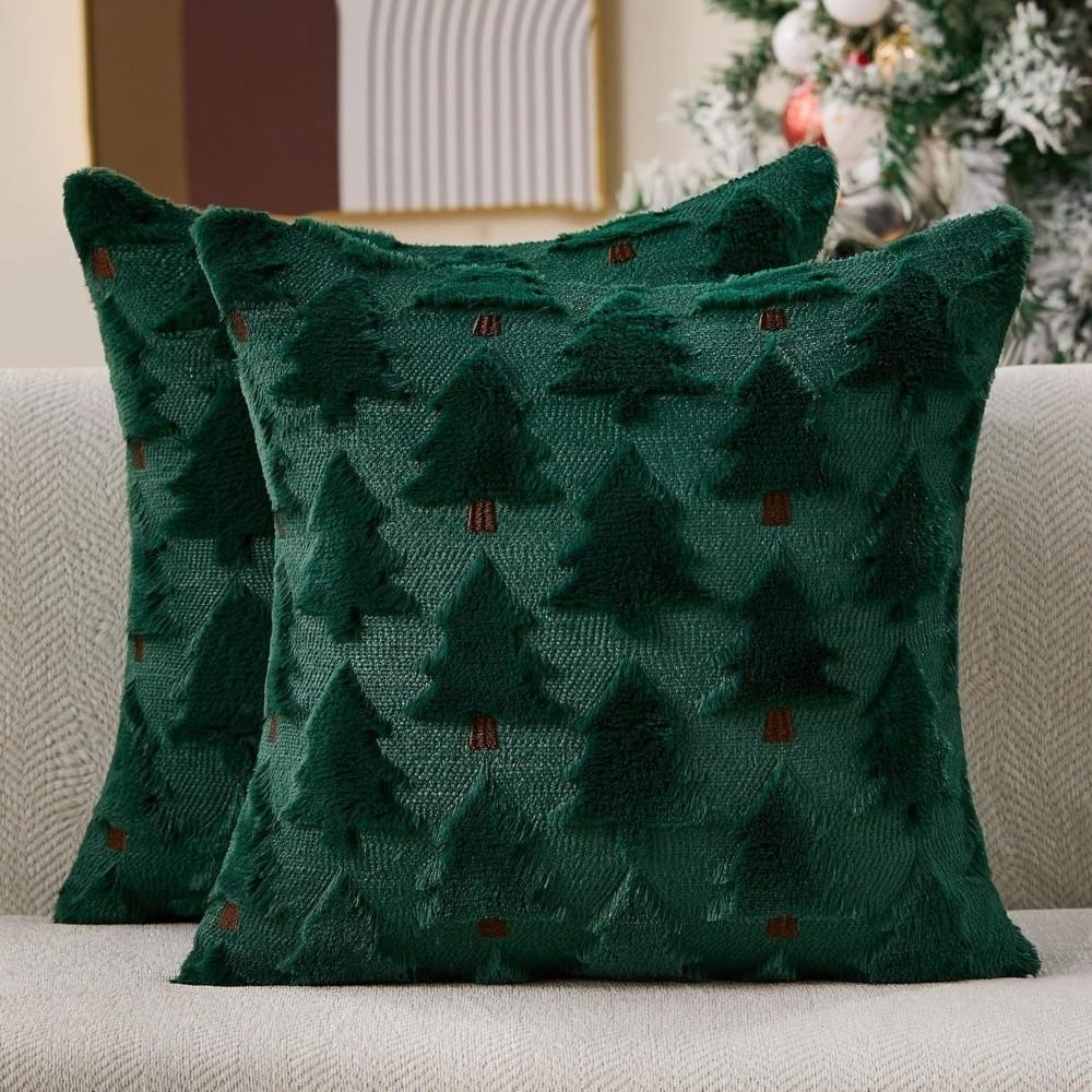 18x18 Inch Cushion Covers Embroidered Decorative Pillowcase New Tufted Pillow Covers  Holiday Party