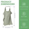 2Pcs Cotton Muslin Nursing Covers Privacy Breathable Breastfeeding Covers Double Layer Soft Comfortable for Mother Nursing Apron