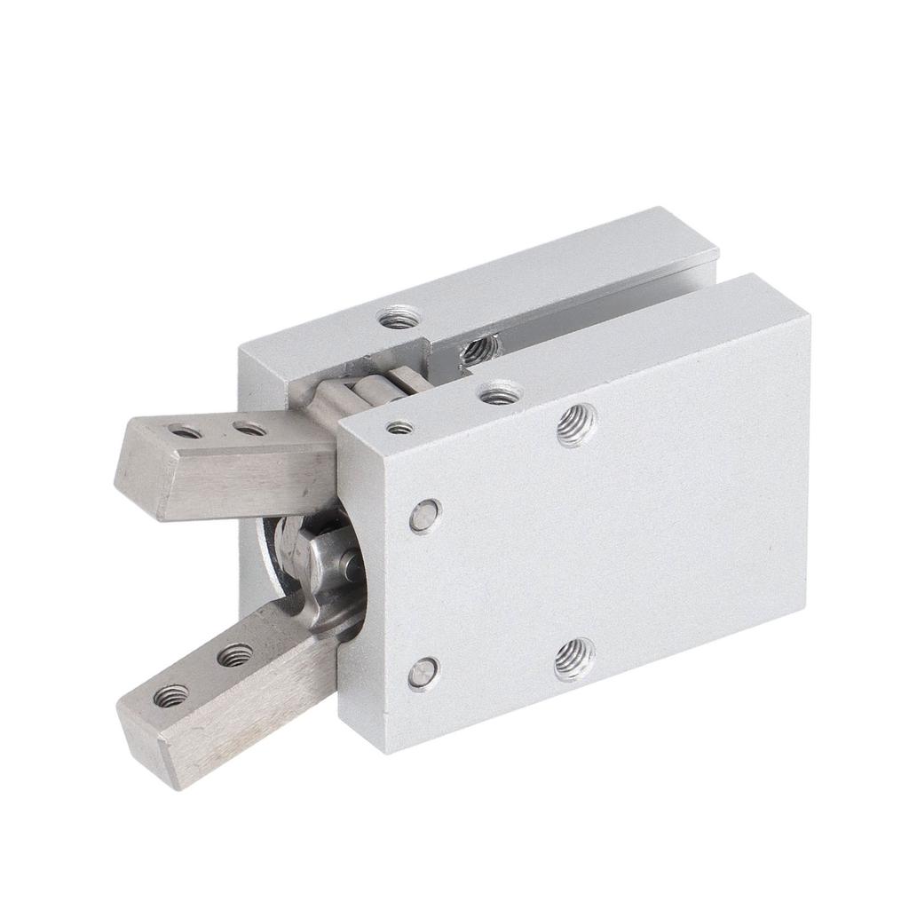 Air Gripper Pneumatic Cylinder Angular Style Aluminium Clamps Single Double Acting