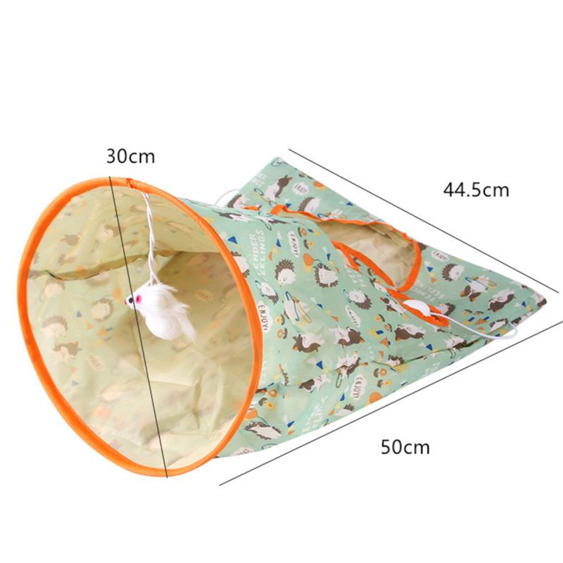 Three-layer Sound Paper Cat  Tunnel Interesting Breathable Cat-claw-shaped Hole Tear-resistance
