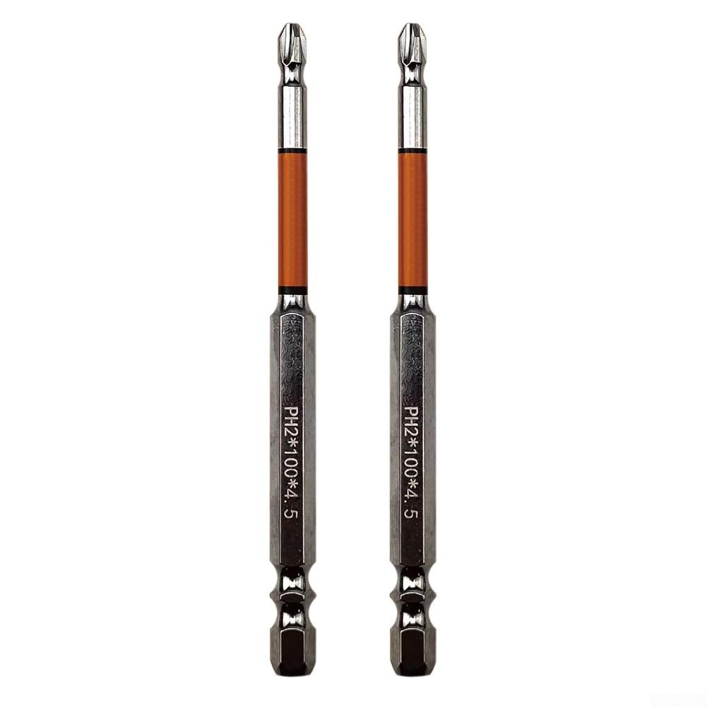1/4\'\'(6.35mm) Hex Screwdriver Bits 100mm 150mm 2 X 65mm