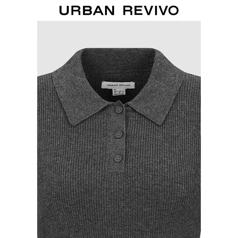 Women's Ribbed Knit Half-Placket Sweater