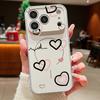 Cute Candy Love Heart Case For iPhone 17 18 Pro Max Magnetic For Magsafe Skin Feel Hybrid Phone Cover For iPhone 16 15 14 13 Pro Max
