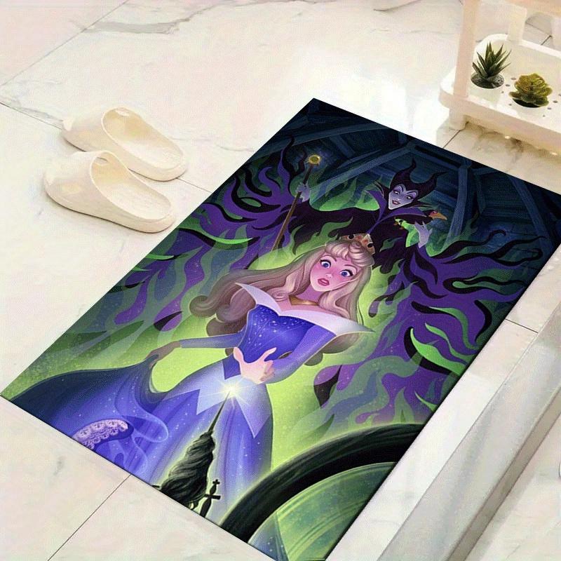 

1pc Sleeping Beauty Pattern Area Rug Soft Flannel Floor Mat for Living Room,Office,Bedroom and Carpet,Sofa Coffee Table Floor Mat 60cm by 90cm