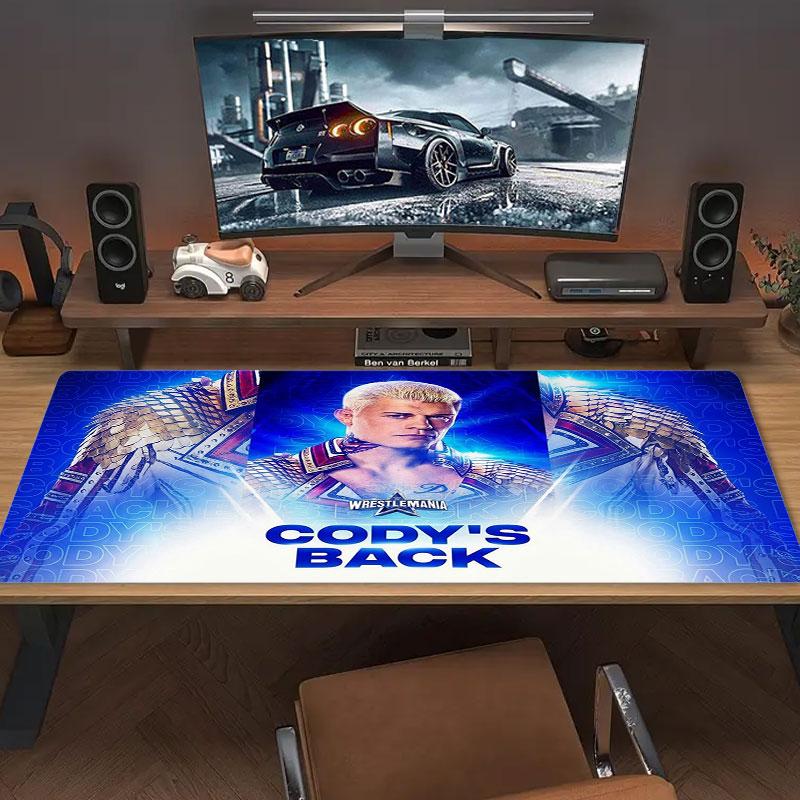 Cody Rhodes Large Size Mouse Pad Large Gaming Table Cushion Non-slip Laptop Tablet Big Mousepad XXL Mat Mini PC Playmat With Lock Edge